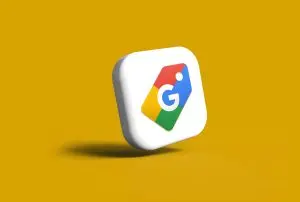 Google Maps Pin Icon als 3D Illustration